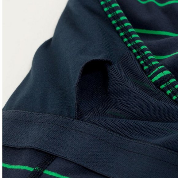 Lululemon Power Y Tank Luon Light Slalom Stripe Inkwell/Hyper Stripe Green 4 - Picture 6 of 16